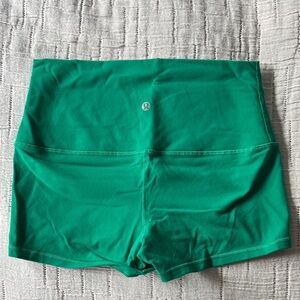 lululemon athletica High waisted Jade Green Women's Athletic Shorts
